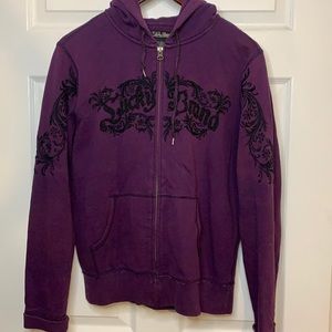 💜Lucky brand zip up sweater